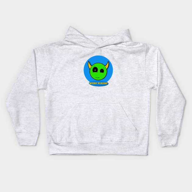 Weeny reading Kids Hoodie by Liam Fitzpatrick 